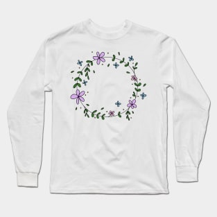 FLOWER WREATH Long Sleeve T-Shirt